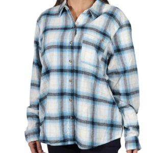 Universal Thread Flannel Button Down Shirt Plaid Multicolor, XL